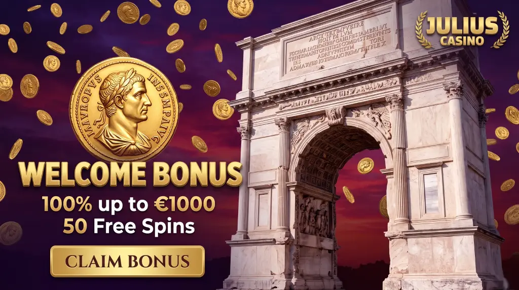 Julius Casino Welcome Banner